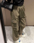 Army Green Cargo Pants with Excellent Fit