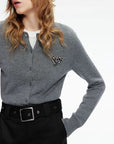 Luxurious Heart Mo&Co Classic Wool Cardigan