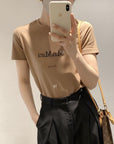 MAX MAR* 25SS Pure Cotton T-Shirt