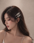 Korean-Inspired Crystal Bang Hair Clips