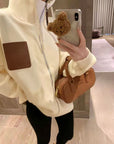 Fleece-Lined Thickened Hoodie