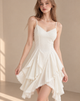 Lace-Trim V-Neck Cami Dress