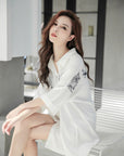 Silky Soft Boyfriend Shirt Nightdress