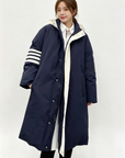 TB 90% White Duck Down Long Puffer Coat