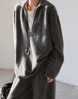 Relaxed Wool Set in Premium Grey