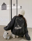Starlit Shine 90% Duck Down Oversized Bomber