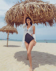 Sexy One-Piece Swimsuit 3 Pieces