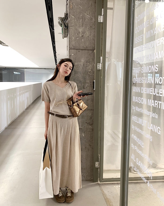 Urban Textured Knit Set