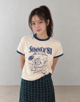 Korean Vintage Cotton Tee