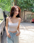 Slimming Graphic Tank Top with Side Support