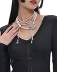 Maillard Style Pearl Luxury Sweater Chain