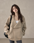 380G Double-Sided Air Layer Oversized Jacket