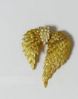 Vintage Retro Wing Brooch Pin