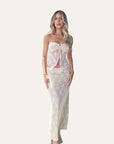 Island Vibe Separates Bodycon Skirt Swimsuit 3-Piece Set