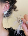 Unique Design Butterfly Feather Ear Cuff