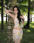 Fresh-Style 3-Piece Bikini Set Alluring Swimsuit
