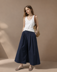 Flattering Wide-Leg Culottes