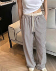 MM6 Striped Wide-Leg Floor-Length Pants