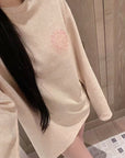 Chrome Hearts Patchwork Contrast Cotton Long-Sleeve Tee