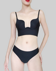 Super Push-Up Deep V-Cup Backless U-Cup Bra