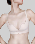 Anti-Gravity, Thin Peach-Cup, Wire-Free Seamless Lingerie
