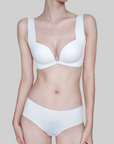 Front-Clasp, Wire-Free Push-Up Bra set