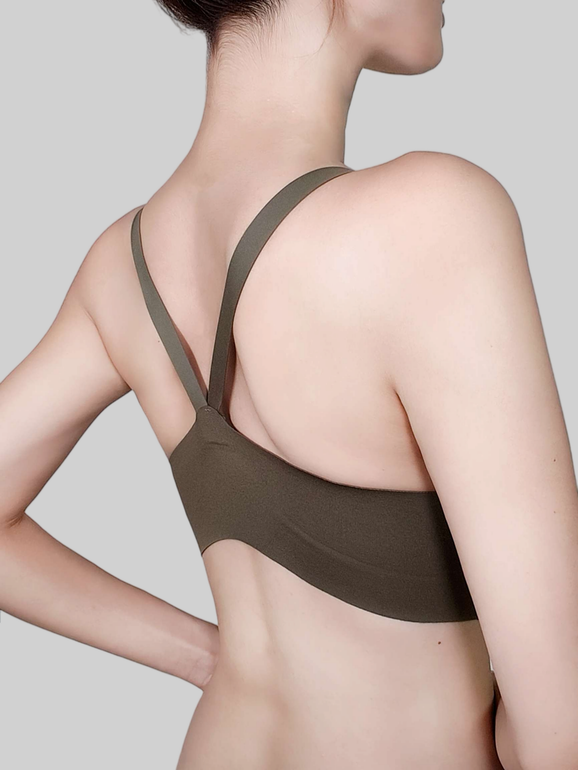 1-Second Fastening and Removal: 3D Jelly Strips Push-Up Bra