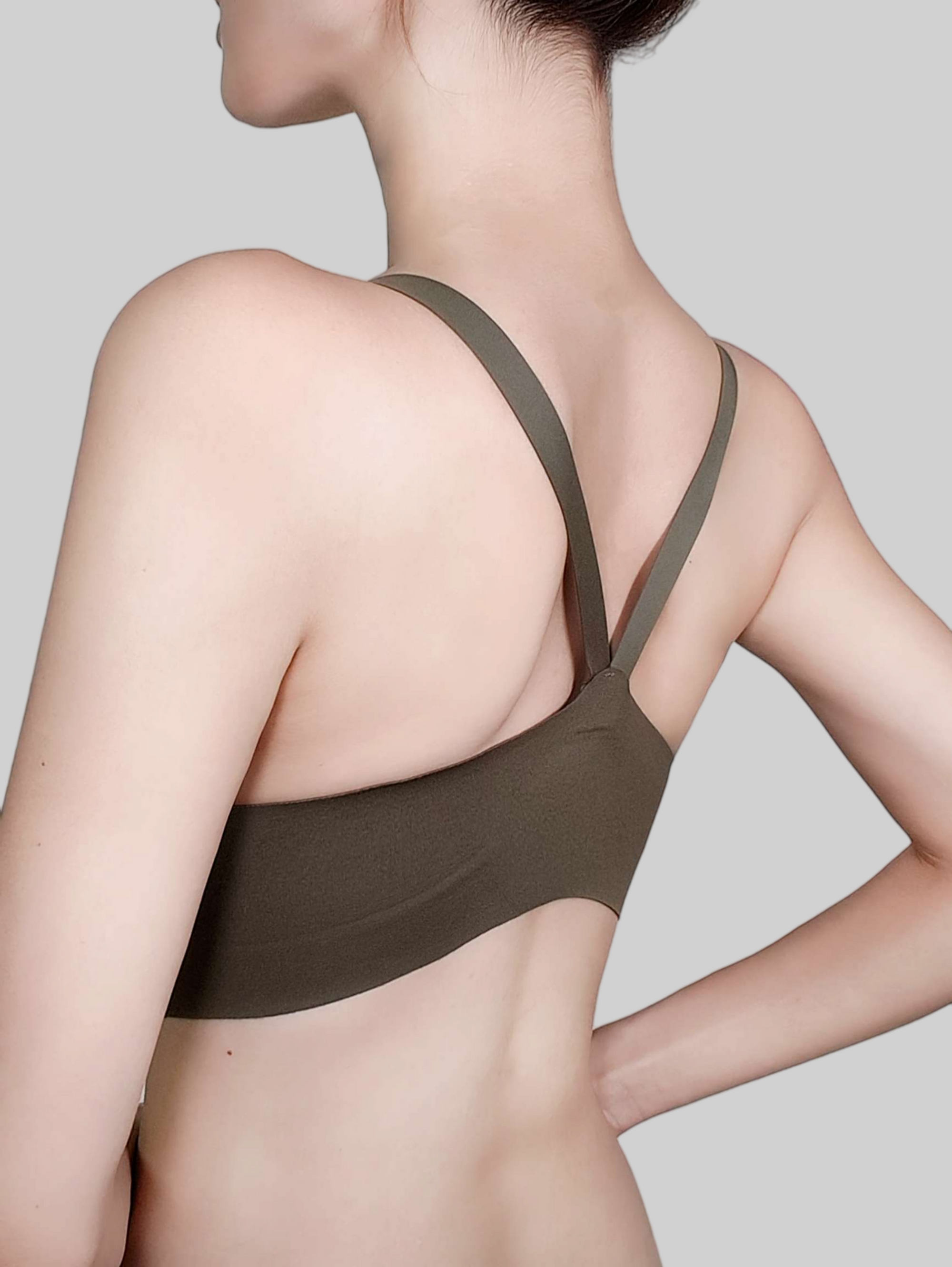 1-Second Fastening and Removal: 3D Jelly Strips Push-Up Bra