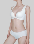 Front-Clasp, Wire-Free Push-Up Bra set