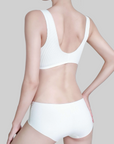 Front-Clasp, Wire-Free Push-Up Bra set