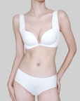 Front-Clasp, Wire-Free Push-Up Bra set