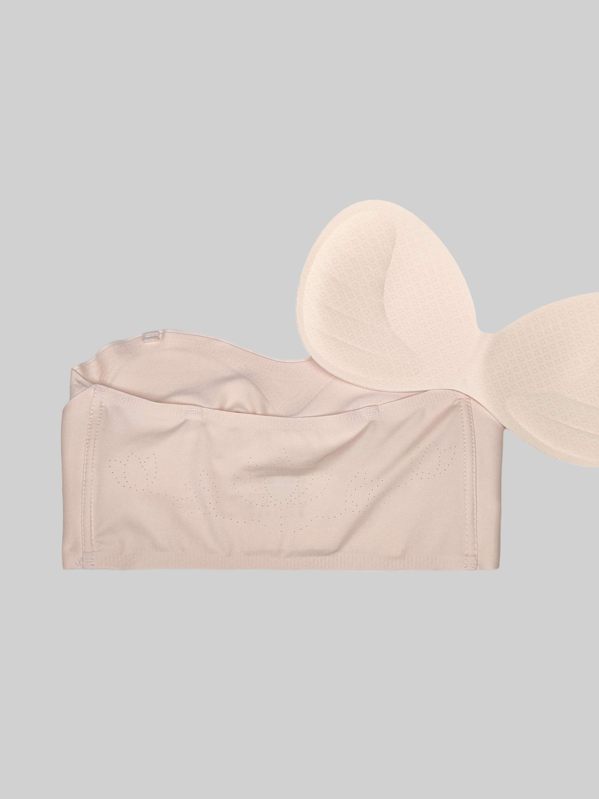 Invisible, Strapless, Front-Clasp Push-Up Bra
