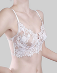 Lace Semi-Sheer Camisole-style Lingerie