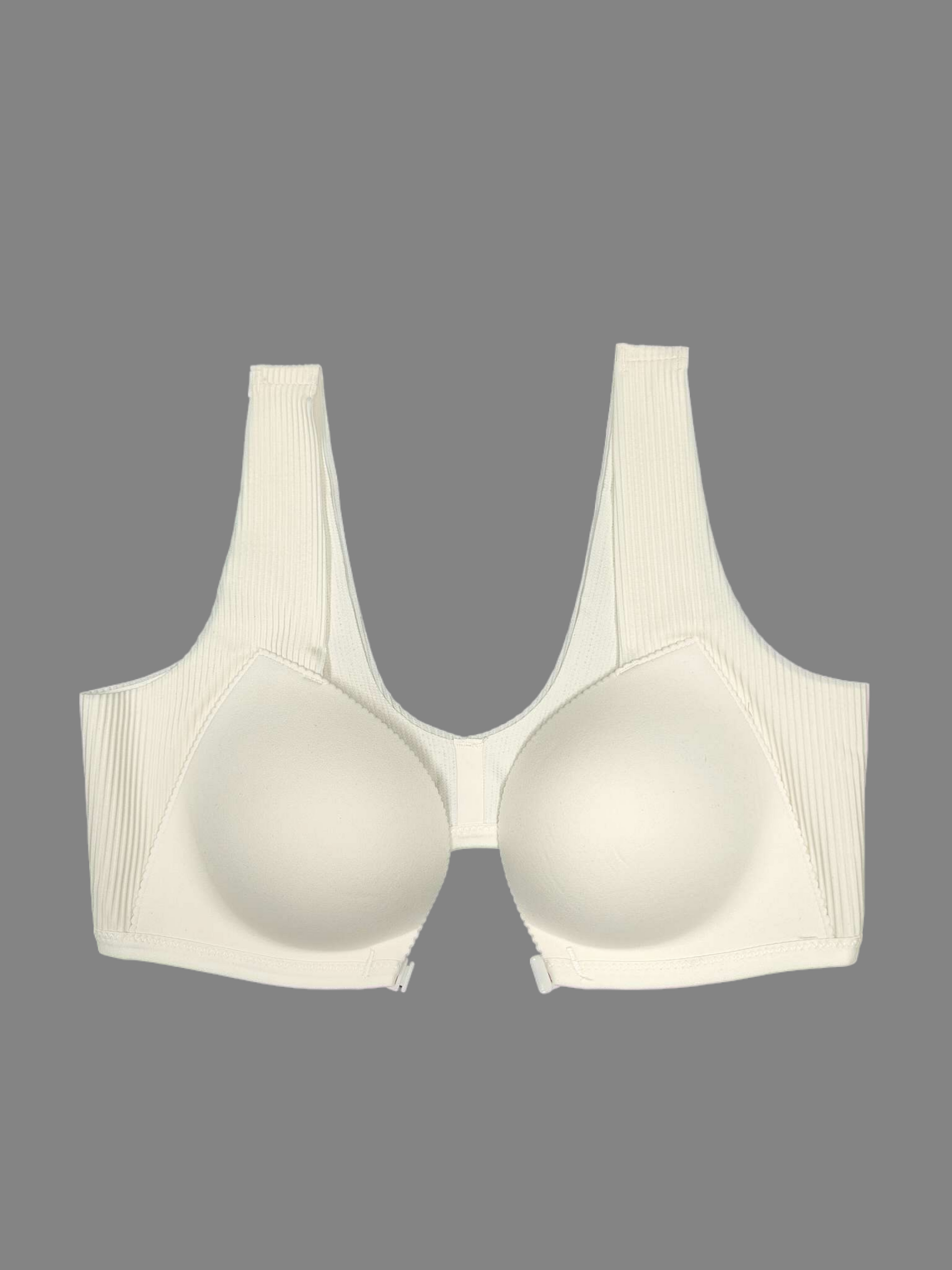 Front-Clasp, Wire-Free Push-Up Bra set
