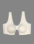 Front-Clasp, Wire-Free Push-Up Bra set