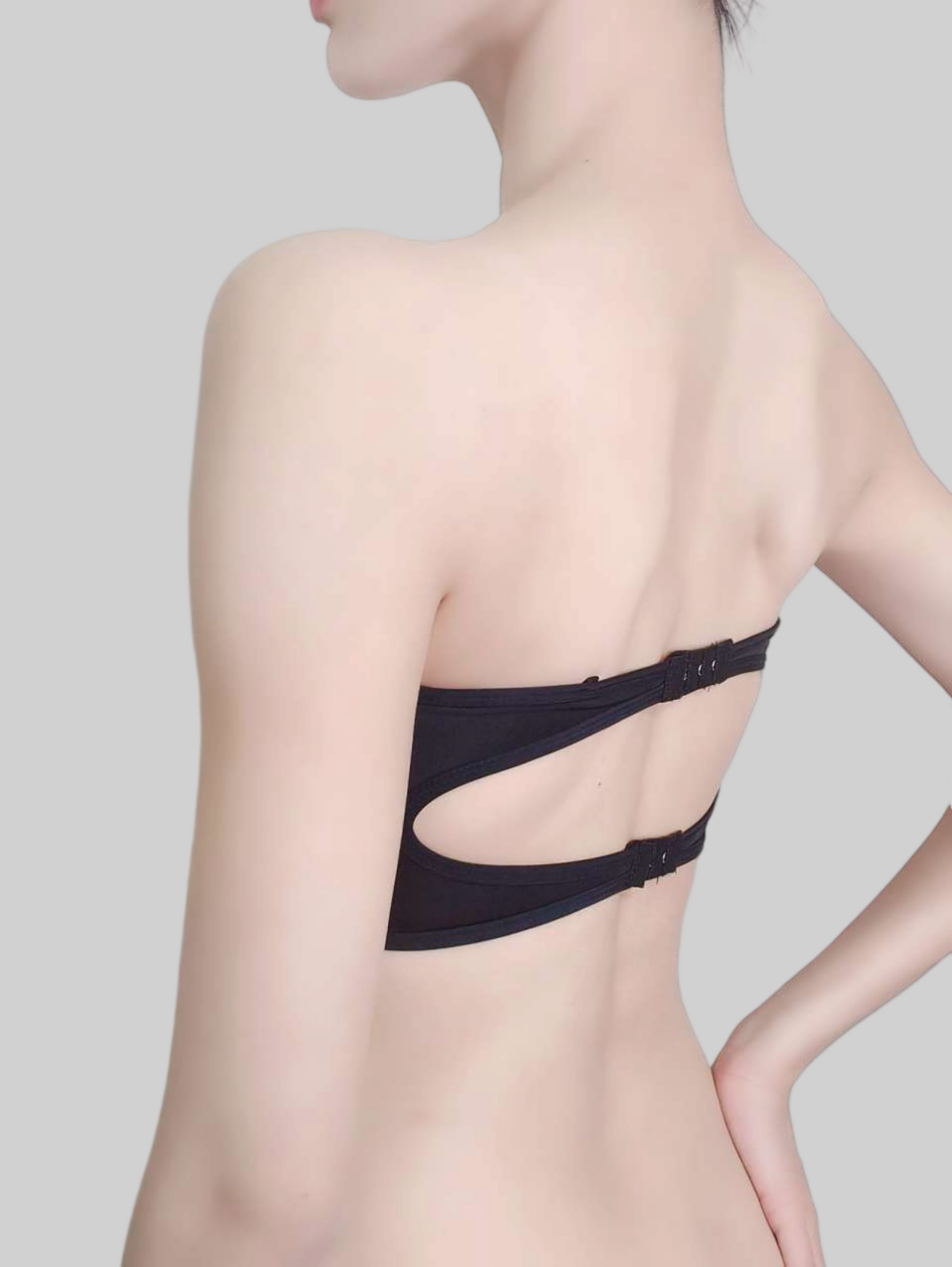 Seamless Strapless Bralette with Bare Sensation and Non-Slip Design