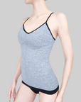 Sculpting Tank Top for Enhanced Bust and Streamlined Silhouette