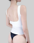 Plunging U-Back Bust-Enhancing Tank Top
