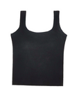 Plunging U-Back Bust-Enhancing Tank Top