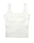 Plunging U-Back Bust-Enhancing Tank Top