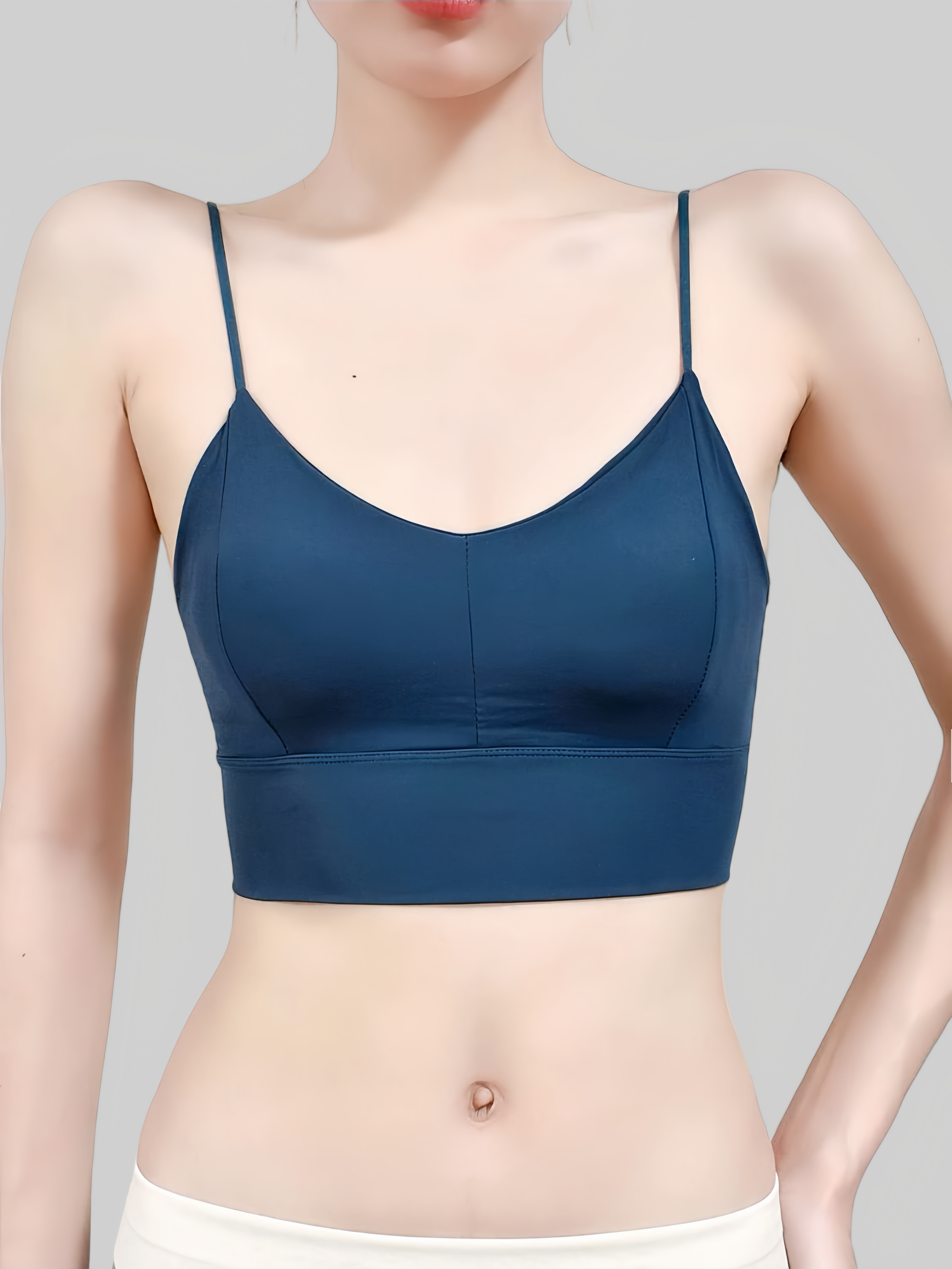 Built-In Padded Cross-Back Bra