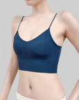 Built-In Padded Cross-Back Bra