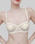 Ultra-Thin Strapless Bandeau Bra with Two-Way Wear