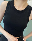 Built-in Padding Short Work Vest