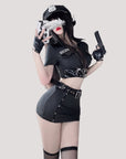 Sexy Bodycon Police Costume Set (Includes Pantyhose)