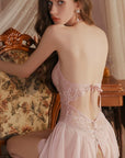 Lace Open-Crotch Lingerie Bodysuit