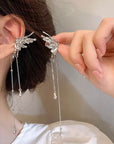 Butterfly Fringe Ear Cuff