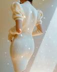 Snowy Whisper Knit Dress