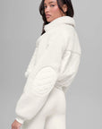 Shearling Patchwork Flight Jacket