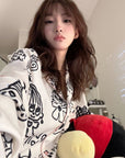 Cotton Graffiti Design Cotton Pajama Set